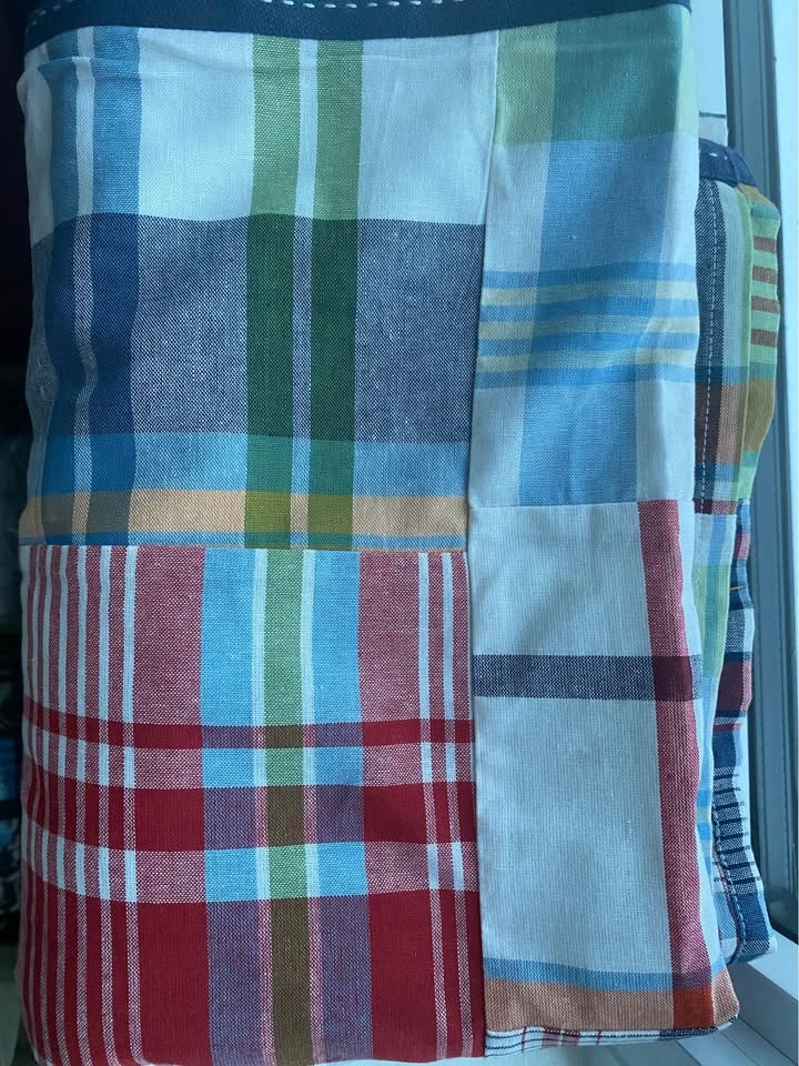 Pottery Barn Kids Madras Plaid Drapery - 1 Panel (44x84") - photo 3