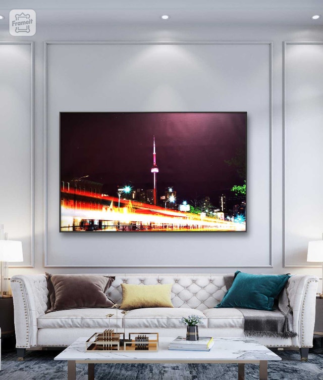 Large Framed Picture of Downtown Toronto 36x48 inch MUST GO!!
