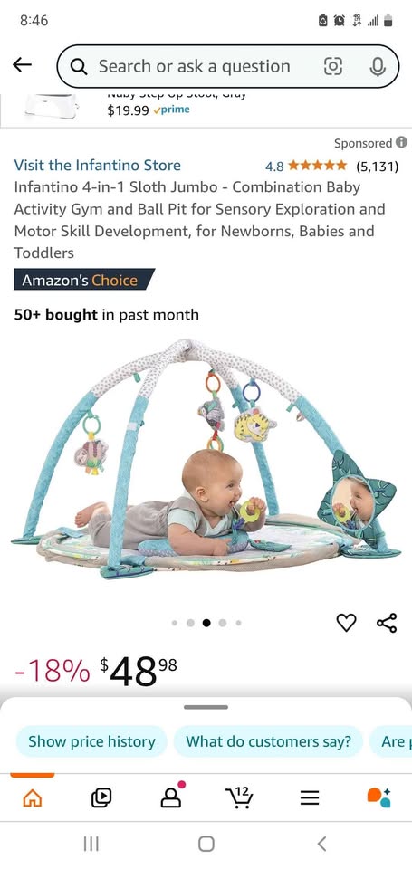 Infantino Baby Activity Gym & Ball Pit Playmat - photo 3