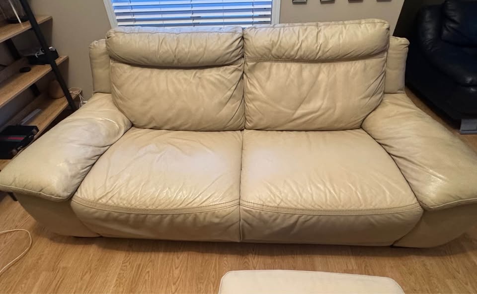 🔥 Natuzzi Editions Leather Sofa Set – Excellent Condition - photo 3