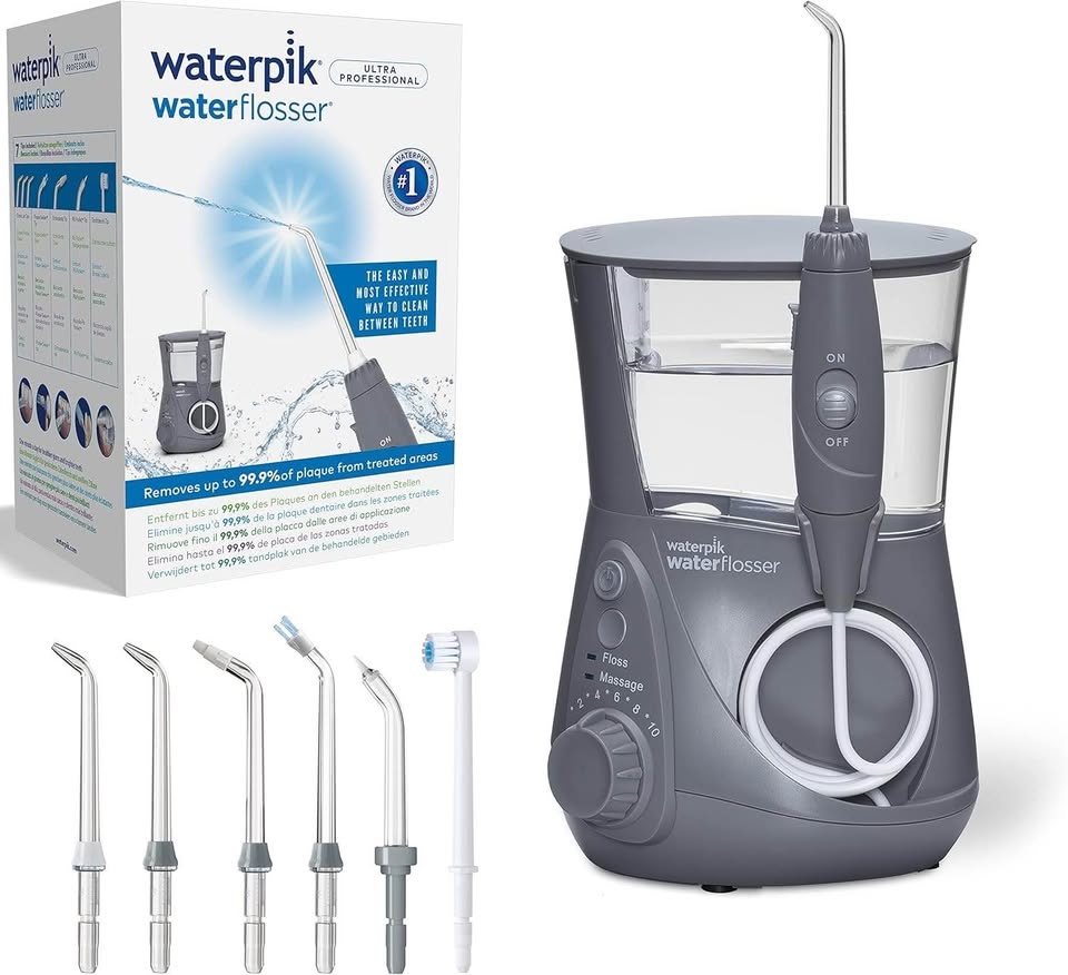 Waterpik Aquarius Electric Water Flosser - 10-Setting, 7 Tips (G - photo 2