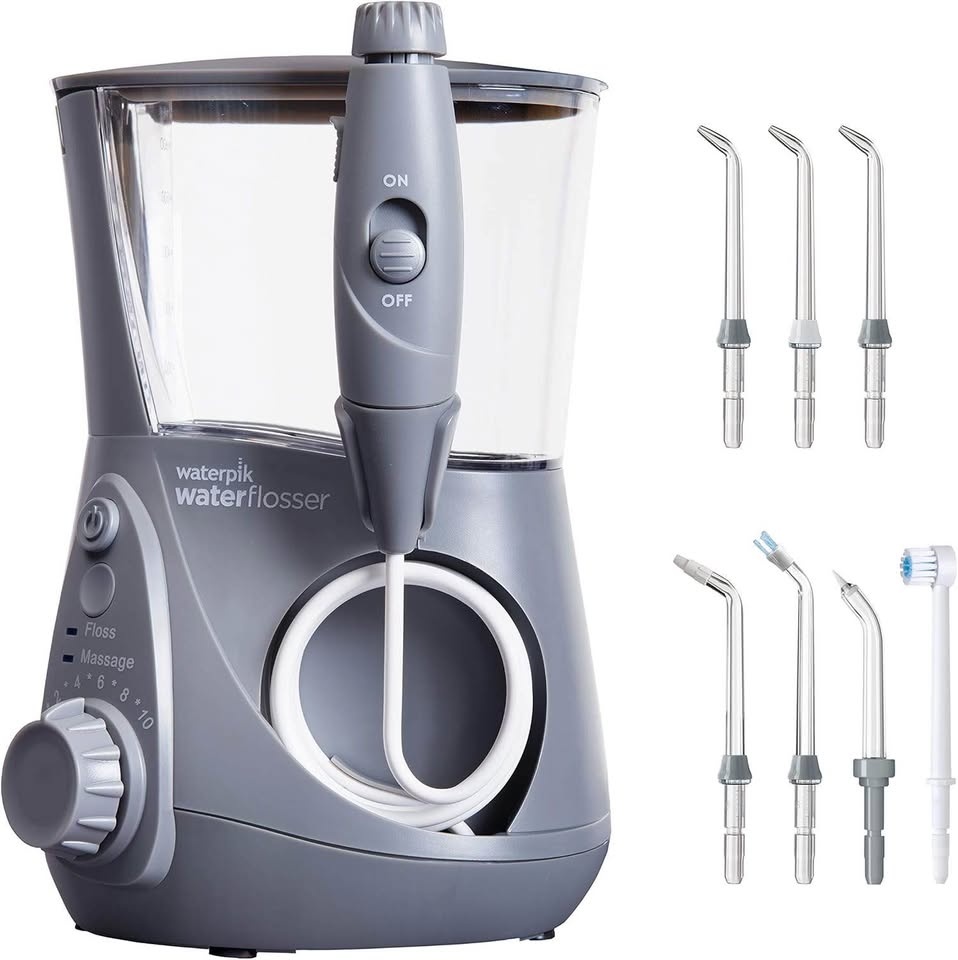 Waterpik Aquarius Electric Water Flosser - 10-Setting, 7 Tips (G - photo 3