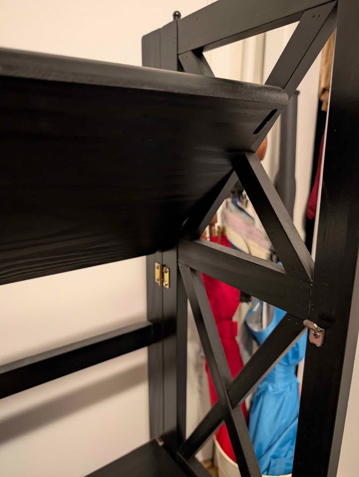 Montego 3 Shelf Folding Bookshelf (Black) - photo 4