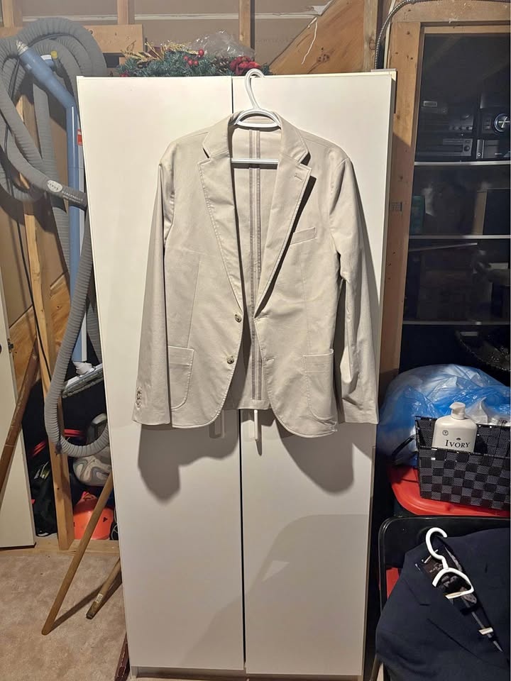 Black Brown 1826 Elegant Cream Blazer
