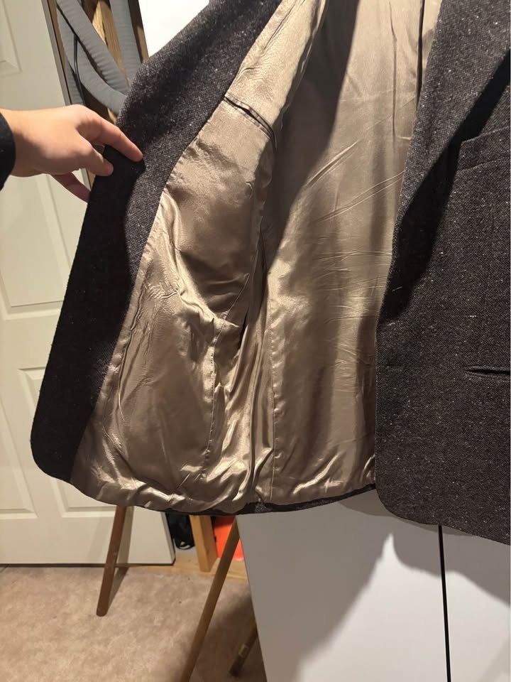 Men's Brown Tweed Blazer - photo 3
