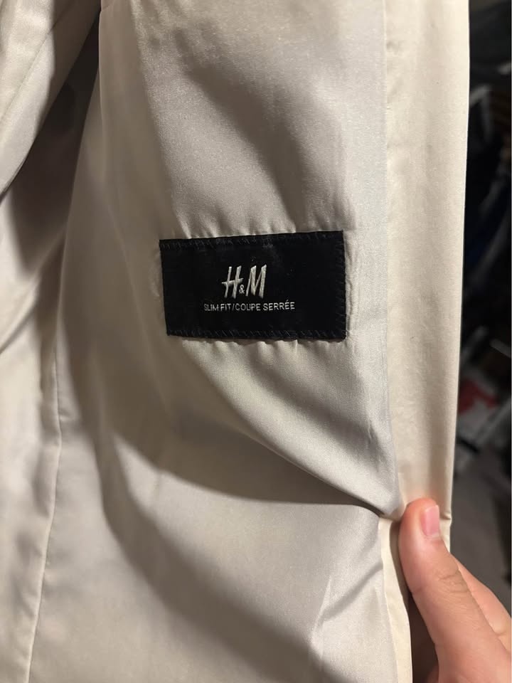 H&M Men's Beige Blazer/Coat - photo 2