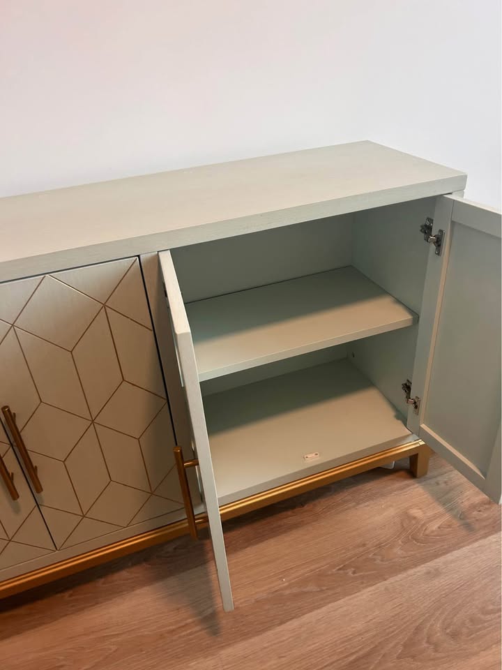 Accent Cabinet with 4 Door Storage Cabinet - photo 2