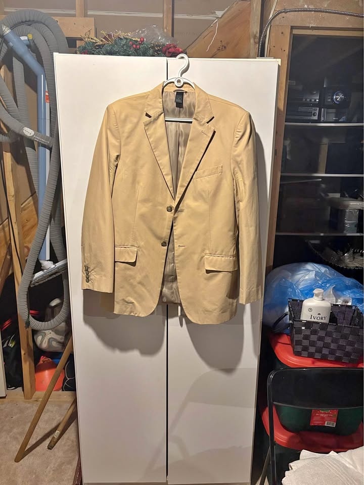 Claiborne Beige and Cream Blazer