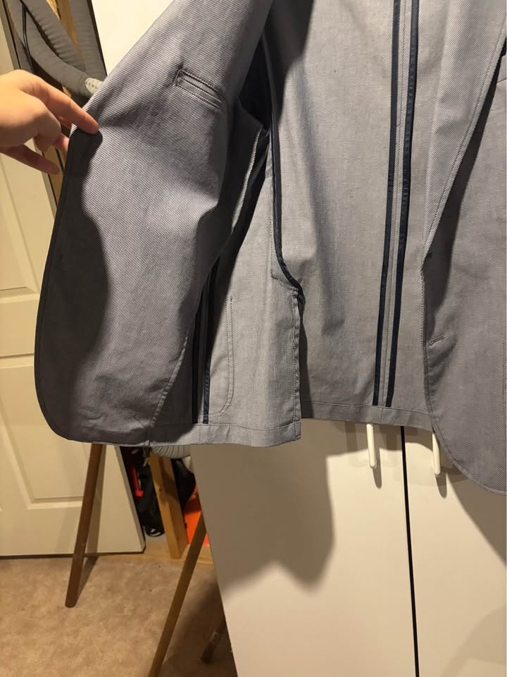 Black Brown 1826 Grey/Blue Blazer - photo 3