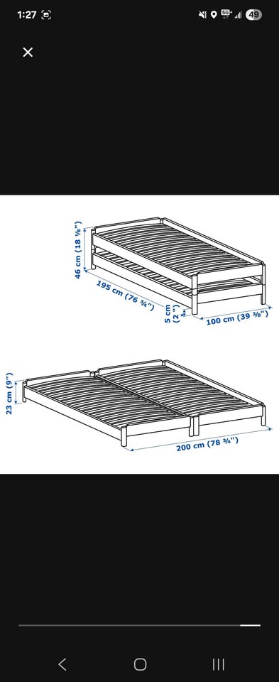 Stackable Twin size kids bed - photo 3