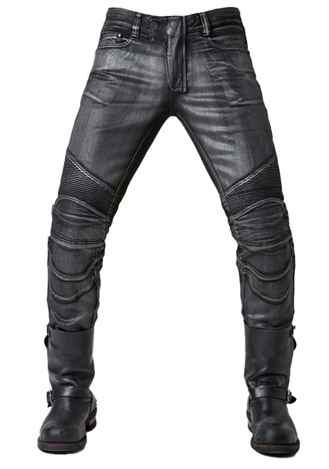 Uglybros. Original Featherbed Silver Motorbike Pants