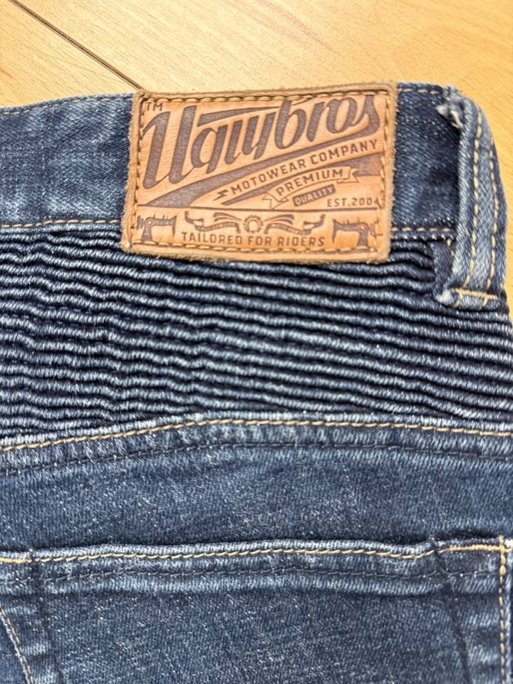 Ugly Bros Motorbike Riding Pants - Denim w/ Knee & Hip Pads - photo 5