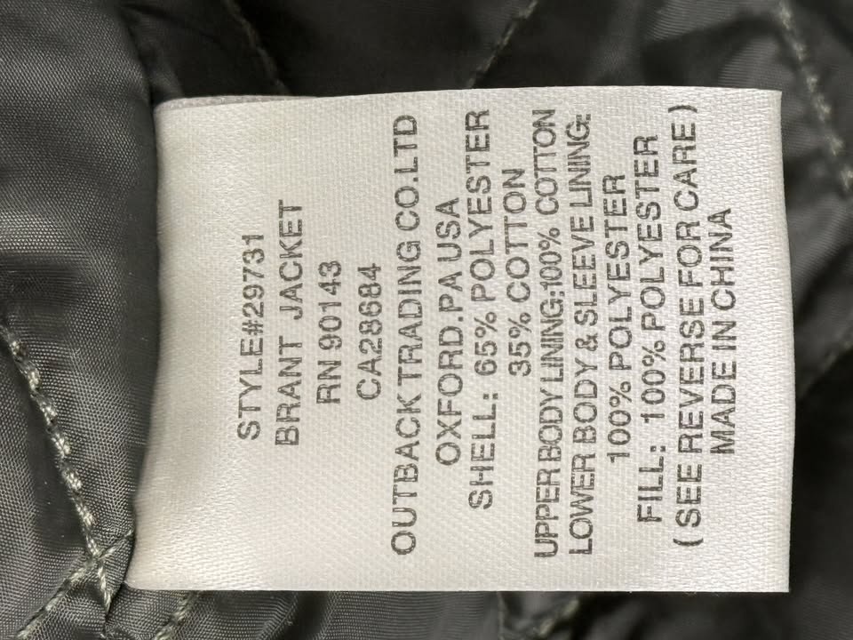 Mens Brant Oil-skin Outback Jacket. Lined & Insulated. - photo 3