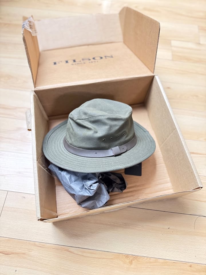 Filson Tin Packer Hat Otter Green M