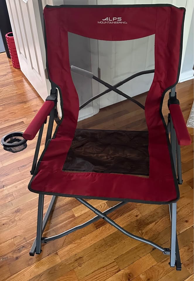 Foldable outdoor/camping rocking chair