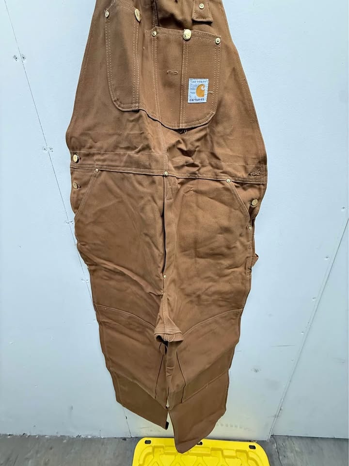 Carhartt Men's Loose Fit Firm Duck Bib Overalls