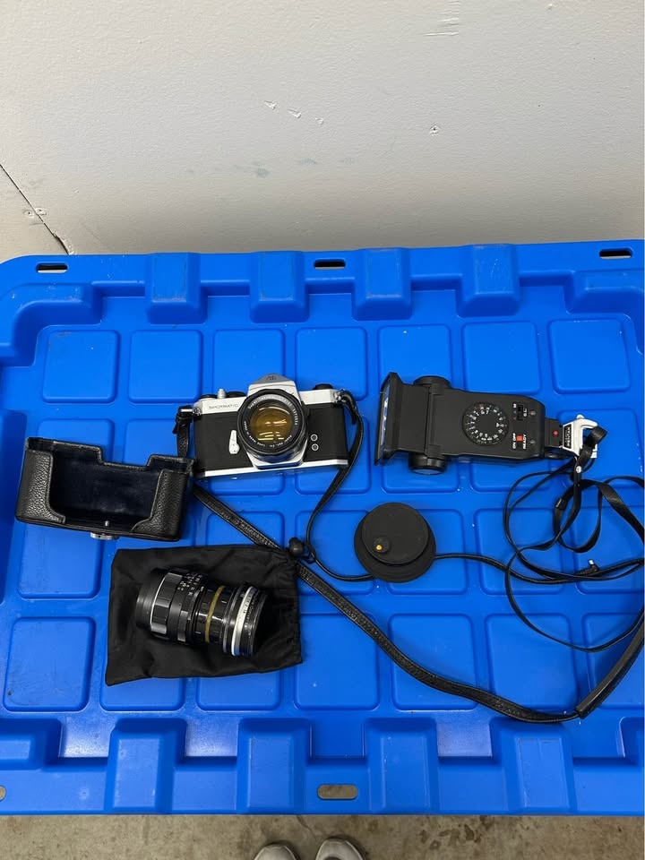 Asahi Pentax Spotmatic 35mm Film Camera + Takumar Lenses - photo 4