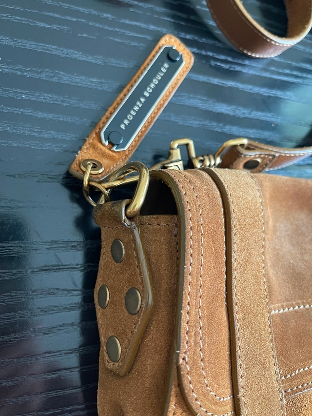 PROENZA SCHOULER PS1 Mini Brown Suede Bag - photo 2
