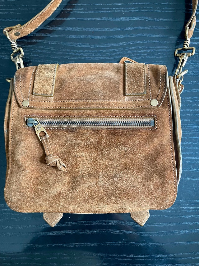 PROENZA SCHOULER PS1 Mini Brown Suede Bag - photo 3