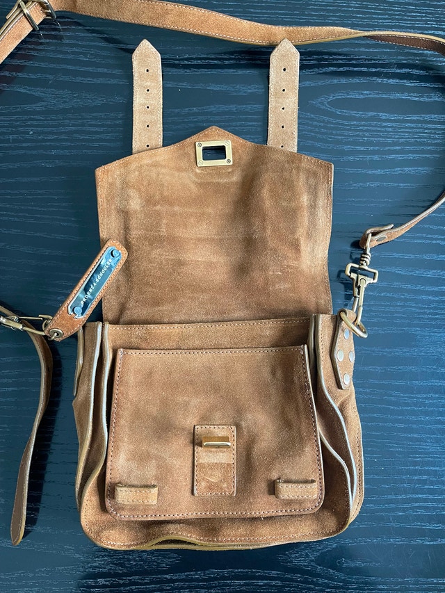 PROENZA SCHOULER PS1 Mini Brown Suede Bag - photo 4