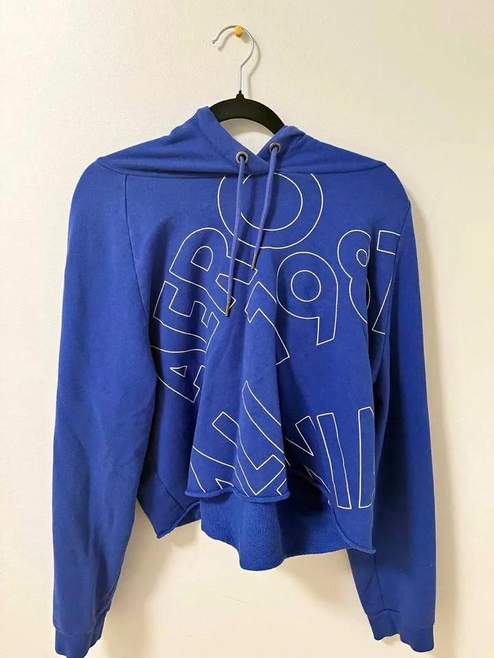 Aeropostale Navy Blue Hoodie – Size XL thumbnail