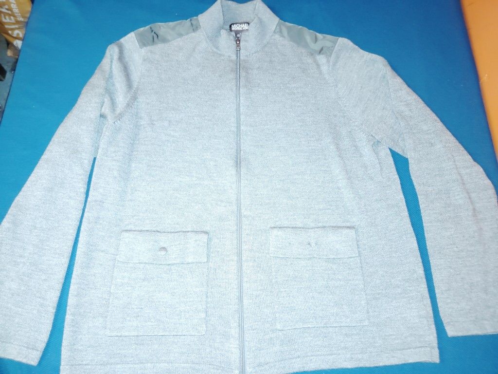 Michael Kors Cardigan Grey XL Sweater