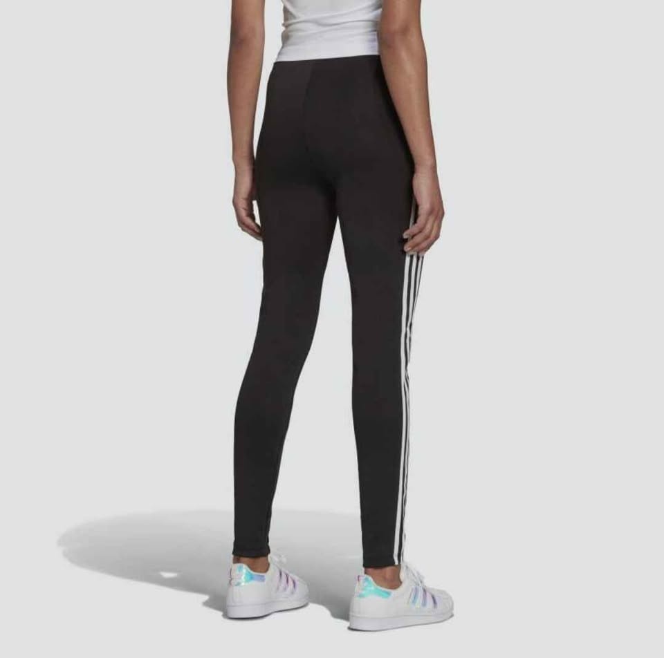 Size S Adidas Corset Lace-up High Waist Black White Leggings - photo 3