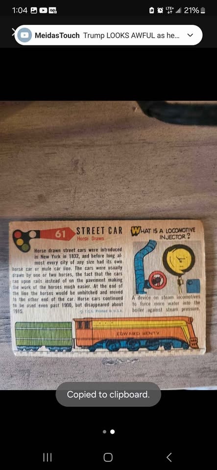 1885 Street Car Card - photo 2