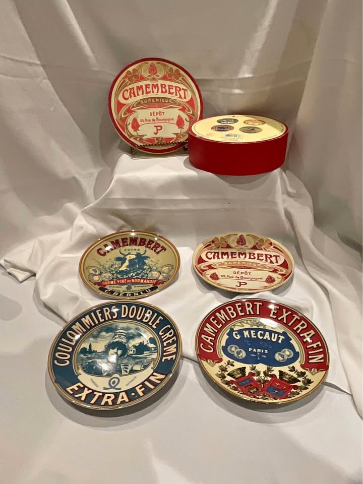 Camembert Depot Vintage 8" Dishes Set Of 4