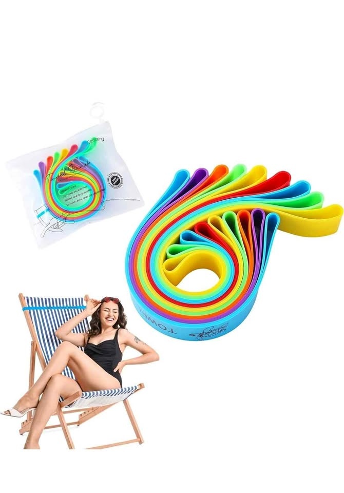 Silicone Towel Bands - 7 pcs