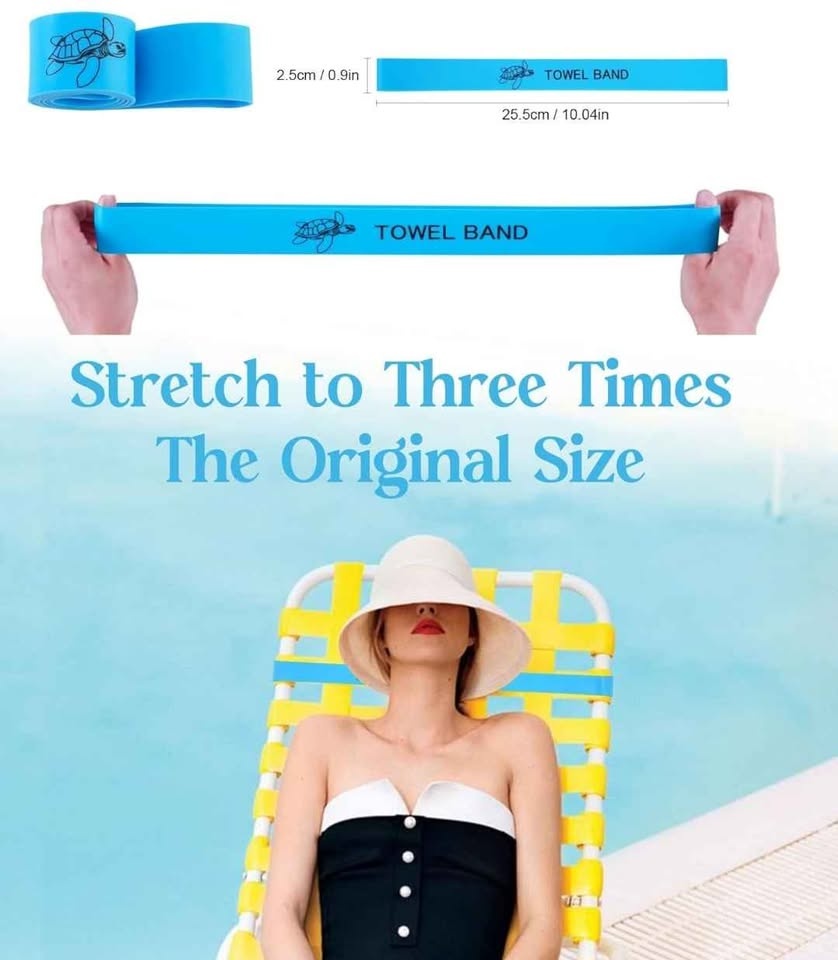 Silicone Towel Bands - 7 pcs - photo 3