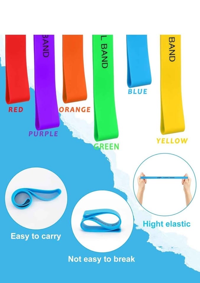 Silicone Towel Bands - 7 pcs - photo 4