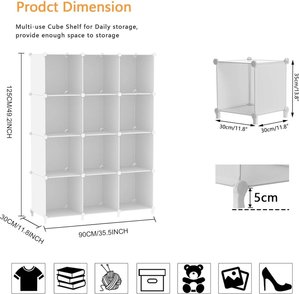 *NEW* 12 Cube Storage, Multiple Configurations - photo 3