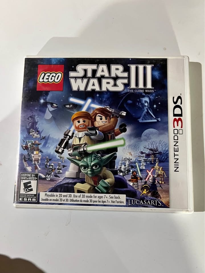 Lego Star Wars III The Clone Wars Nintendo 3DS Game