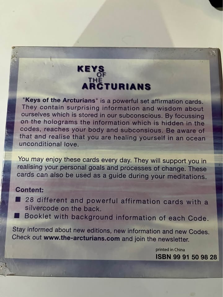 Janosh Keys of the Arcturians Affirmation Card Set - photo 3