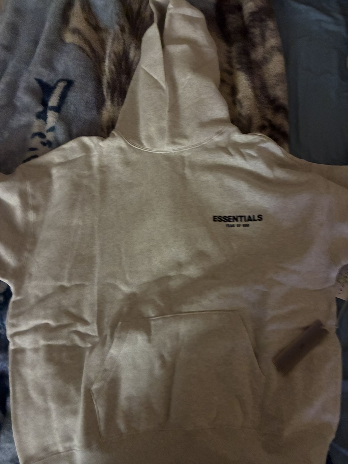 essentials white hoddie - photo 2