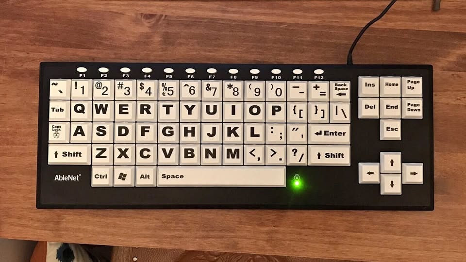 AbleNet Large Print Keyboard