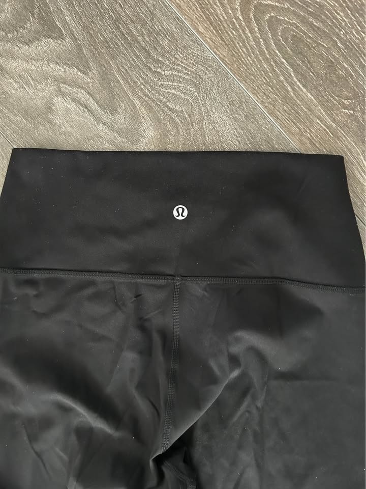 Lulu🍋 Black Leggings Size 8 - photo 4