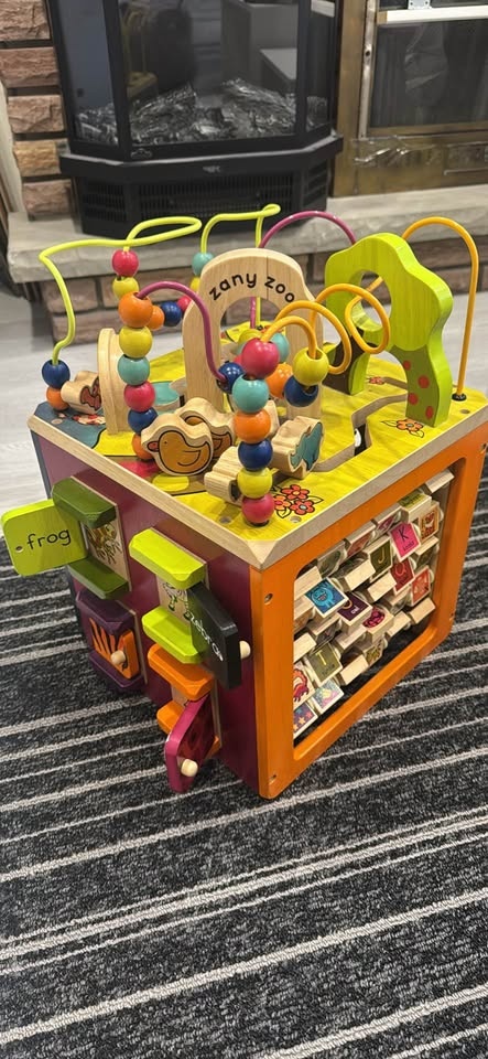 Zany Zoo Wooden Activity Cube - photo 2