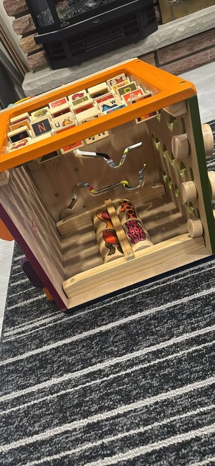 Zany Zoo Wooden Activity Cube - photo 3