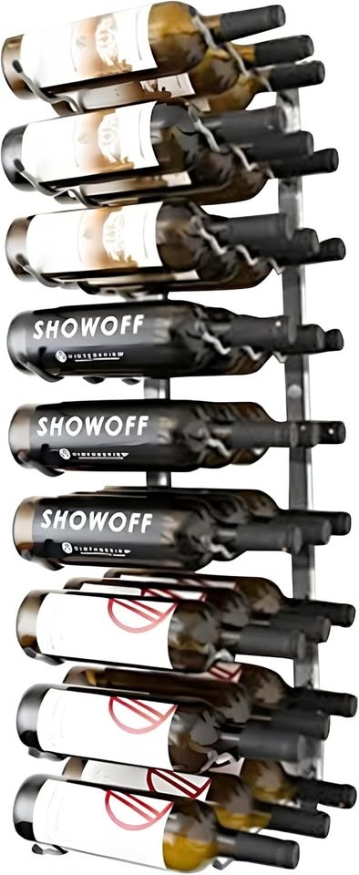 27 Bottle Wall Mount Wine Rack