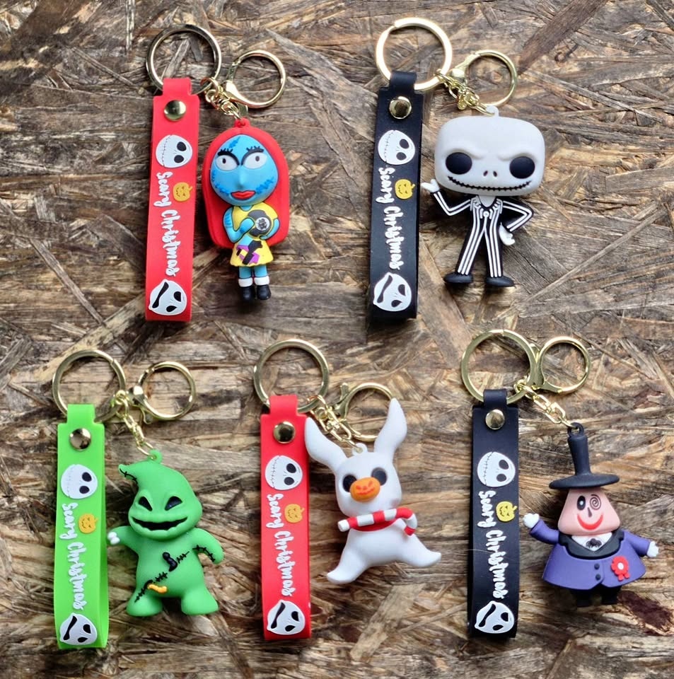 New 3D Character Nightmare Before Christmas Keychains