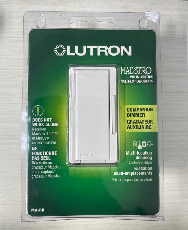 LUTRON MA-RH-WH-CSA 120V Maestro eco-minder Companion Multi-Loca