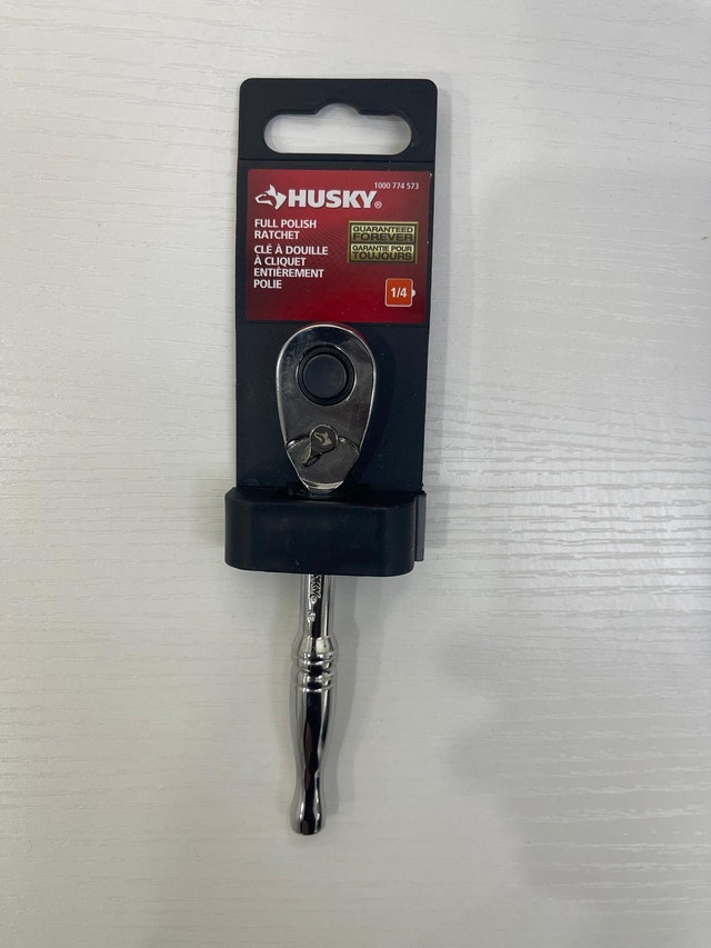 Husky 1/4 in. 72-Tooth Quick Release Ratchet