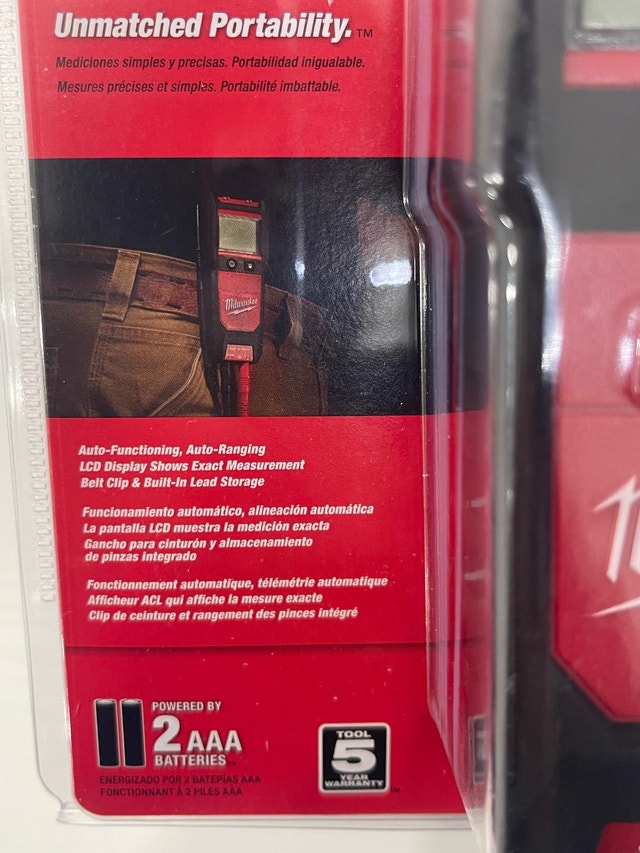 Milwaukee Tool Auto Voltage/Continuity Tester 2212-20 - photo 2