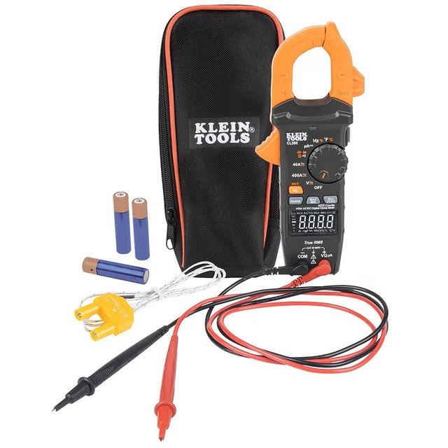Klein Tools AC/DC Digital Clamp Meter, Auto-Ranging 400A - photo 3