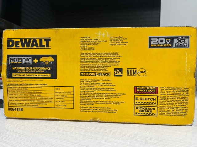 DEWALT XR 20-V 4 1/2-in Cordless Angle Grinder - photo 2