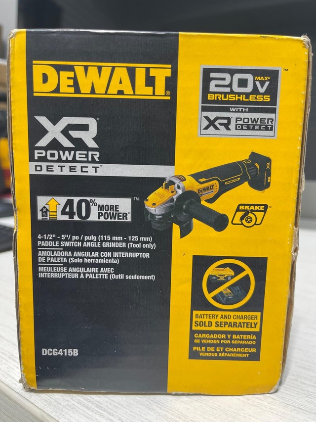 DEWALT XR 20-V 4 1/2-in Cordless Angle Grinder - photo 3