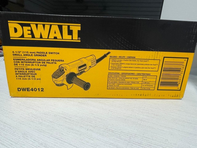 DEWALT 7.5 Amp 4.5-inch Corded 12,000 RPM Paddle Switch Grinder - photo 2