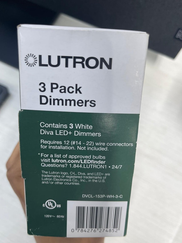 Lutron Diva LED+ Dimmer Switch (3-Pack) - photo 3